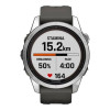 Garmin Fenix 7S Pro Solar Silver w. Graphite Band (010-02776-00/01)