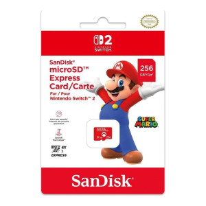 SanDisk 256 GB microSDXC Express для Nintendo Switch 2 (SDSQXFN-256G-GR6ZN)