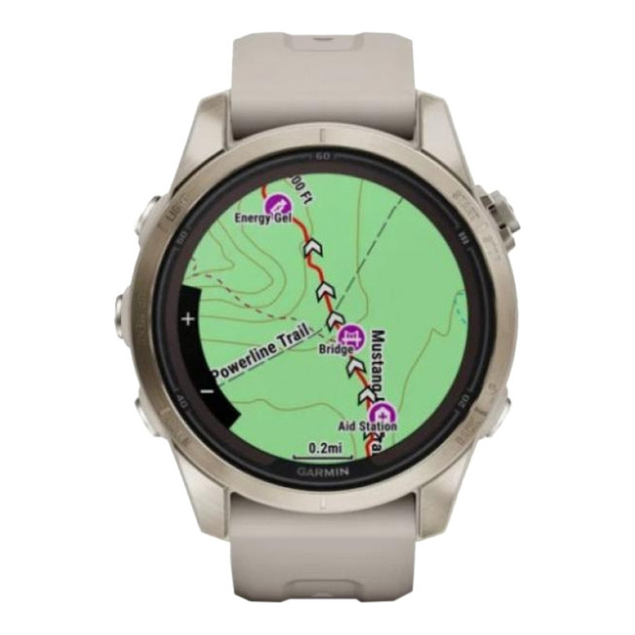 Garmin Fenix 7S Pro Sapphire Solar Soft Gold w. Light Sand Band (010-02776-14/15)