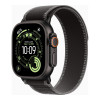 Apple Watch Ultra 3 GPS + Cellular 49mm Black Tit. Case w. Black/Charcoal Trail Loop - S/M (MF1D4)