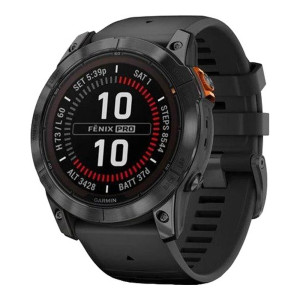 Garmin Fenix 7X Pro Solar Slate Gray w. Black Band (010-02778-00/01)
