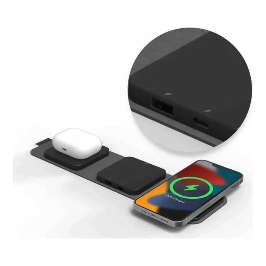 Mophie 3-in-1 travel charger with MagSafe (HPTA2, 401308654)