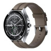 Xiaomi Watch 2 Pro Bluetooth Silver Case with Brown Leather Strap (BHR7216GL) (UA)