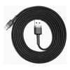 Baseus Сafule Cable USB For Type-C 2A 2M Gray+Black (CATKLF-CG1)