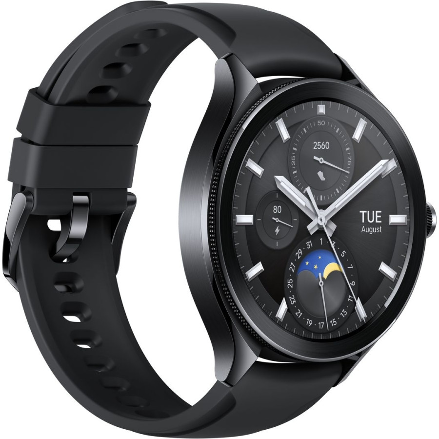 Xiaomi Watch 2 Pro LTE Black Case with Black Fluororubber Strap