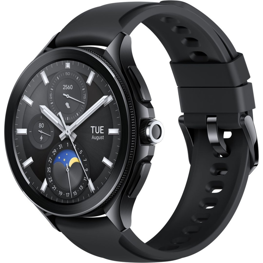 Xiaomi Watch 2 Pro LTE Black Case with Black Fluororubber Strap