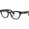 Ray-Ban Meta Skyler Gen 2 Standard Shiny Black Frame / Clear Lenses (RW4014 601/SB 52-20)