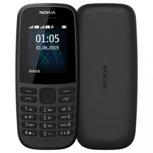 Nokia 105 Dual Sim 2019 Black (16KIGB01A01) (UA)