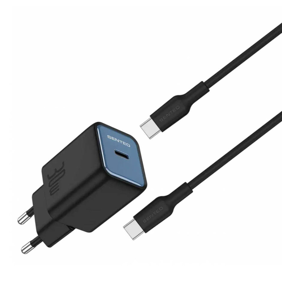 SENTEO Z-16c USB-C PD 30W Type-C to Type-C cable black