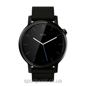 Motorola Moto 360 2nd Gen. Men's Smartwatch 42mm Steel - Black Leather (00903NARTL)
