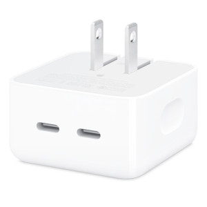 Apple 35W Dual USB-C Port Compact Power Adapter (MNWM3) US Plug (High Copy)