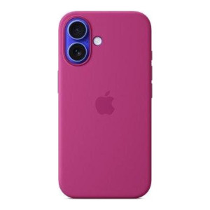 Apple iPhone 16 Silicone Case with MagSafe - Fuchsia (MYY53) (EU)