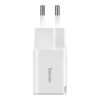 Baseus GaN3 Fast Charger Type-C 30W White (CCGN010102)