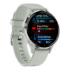 Garmin Venu 3S Silver S. Steel Bezel w. Sage Gray Case and S. Band (010-02785-01/51)