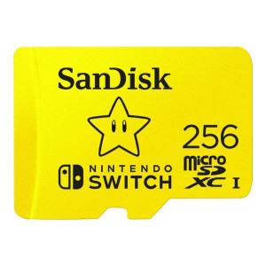 SanDisk 256 GB microSDXC for Nintendo Switch SDSQXAO-256G-GNCZN, SDSQXAO-256G-GN3ZN