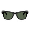 Ray-Ban | Meta Wayfarer [Gen 2] Large Shiny Black Frame / G-15 Green Lenses (RW4012 601/71 53-22)