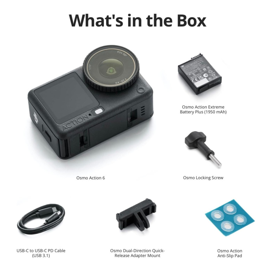 DJI Osmo Action 6 Standard Combo (CP.OS.00000505.02)