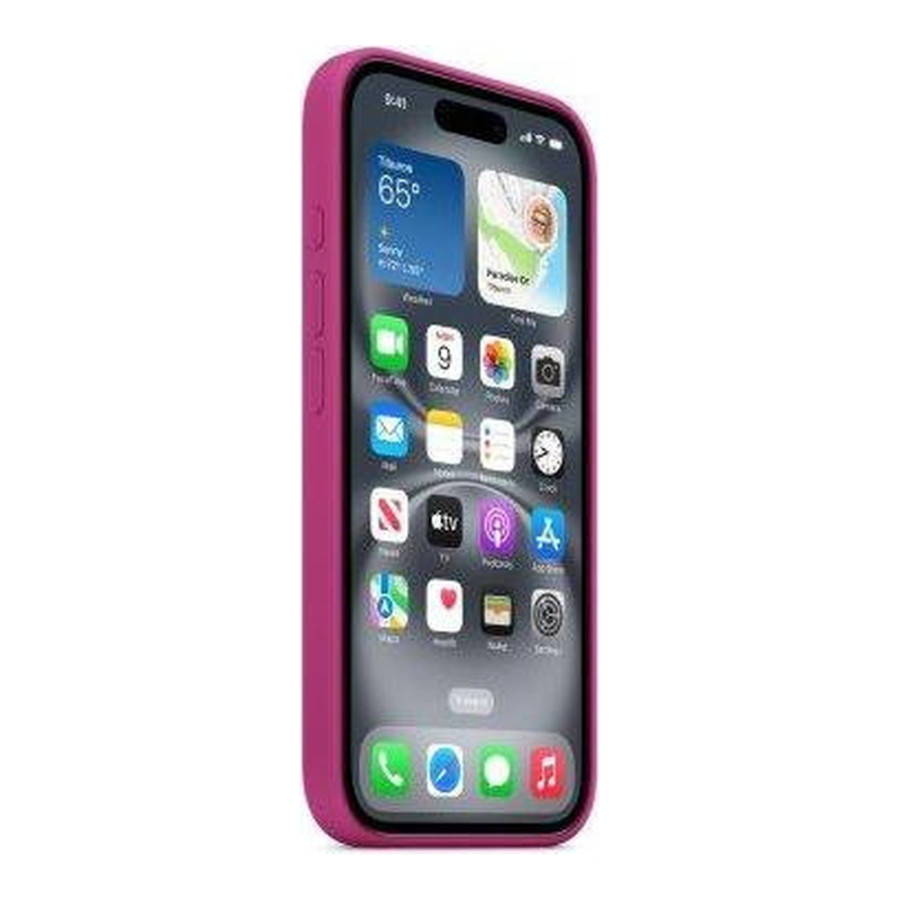 Apple iPhone 16 Silicone Case with MagSafe - Fuchsia (MYY53) (EU)
