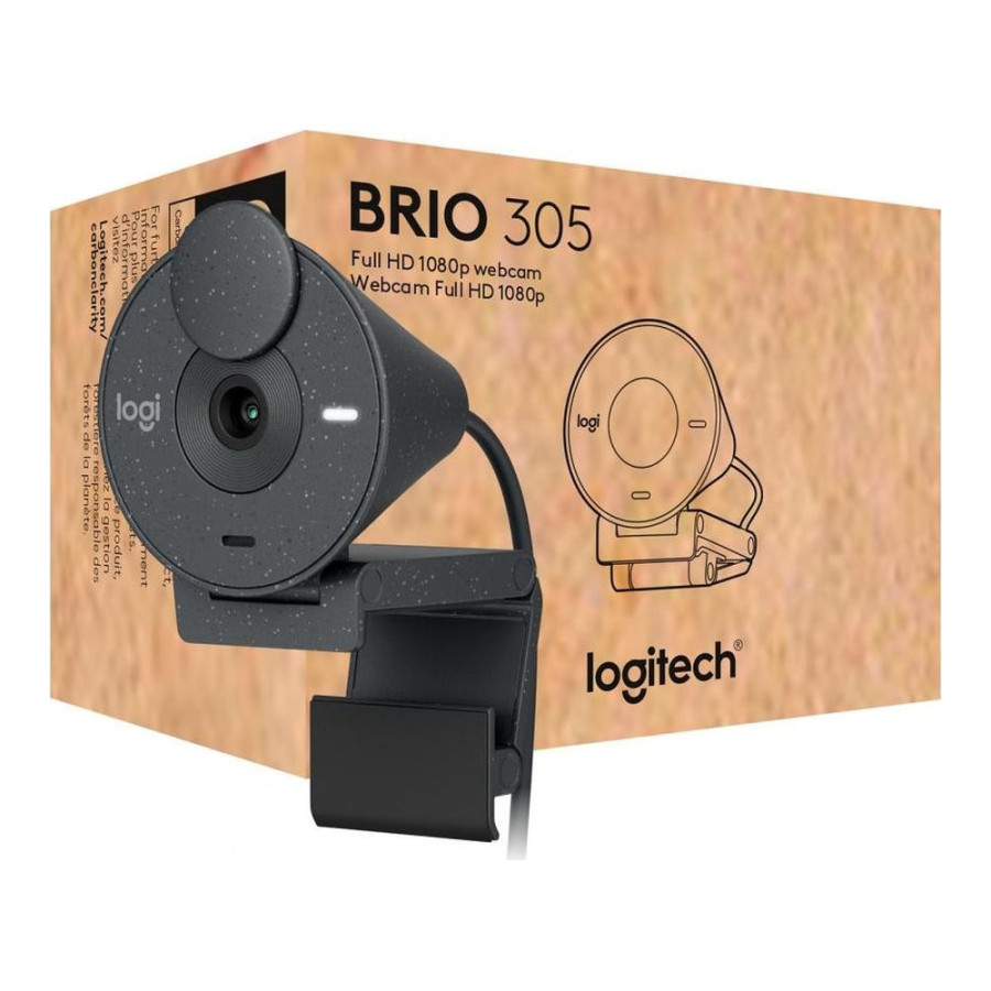 Logitech Brio 305 Graphite (960-001469, 960-001475)