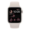 Apple Watch SE 2 GPS 44mm Starlight Aluminum Case with Starlight Sport Band (MNJX3)