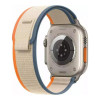 Apple Watch Ultra 2 GPS + Cellular 49mm Titanium Case with Orange/Beige Trail Loop - M/L (MRF23)