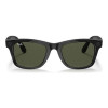 Ray-Ban Meta Wayfarer Shiny Black Frame Green Lenses (RW4006 601/71 50-22)