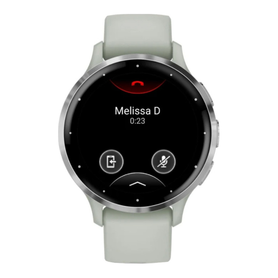 Garmin Venu 3S Silver S. Steel Bezel w. Sage Gray Case and S. Band (010-02785-01/51)