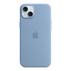 Apple iPhone 15 Plus Silicone Case with MagSafe - Winter Blue (MT19) (OEM)