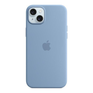 Apple iPhone 15 Plus Silicone Case with MagSafe - Winter Blue (MT19) (OEM)