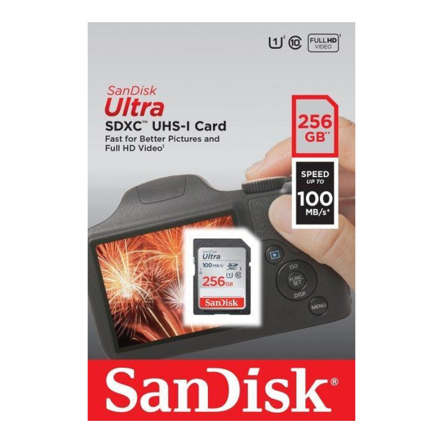 SanDisk 256 GB SDXC UHS-I Ultra SDSDUNR-256G-GN3IN
