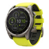 Garmin Fenix 8 51mm Solar Sapphire Titanium w. Amp Yellow/Graphite Silicone Band (010-02907-20/21)