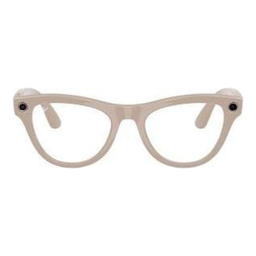 Ray-Ban Meta Skyler Gen2 Stand.Shiny Chalky Gray Frame/Clear to Sapphire Transit.Lenses RW4014 6700MF 52-20