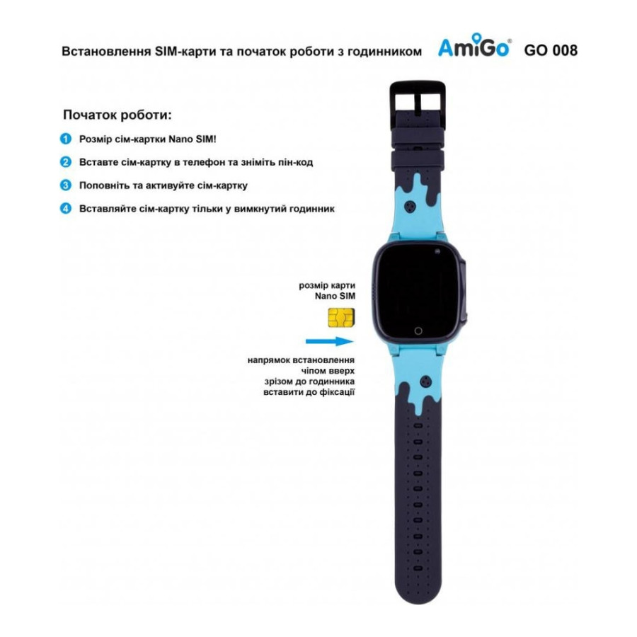 AmiGo GO008 MILKY Blue (UA)
