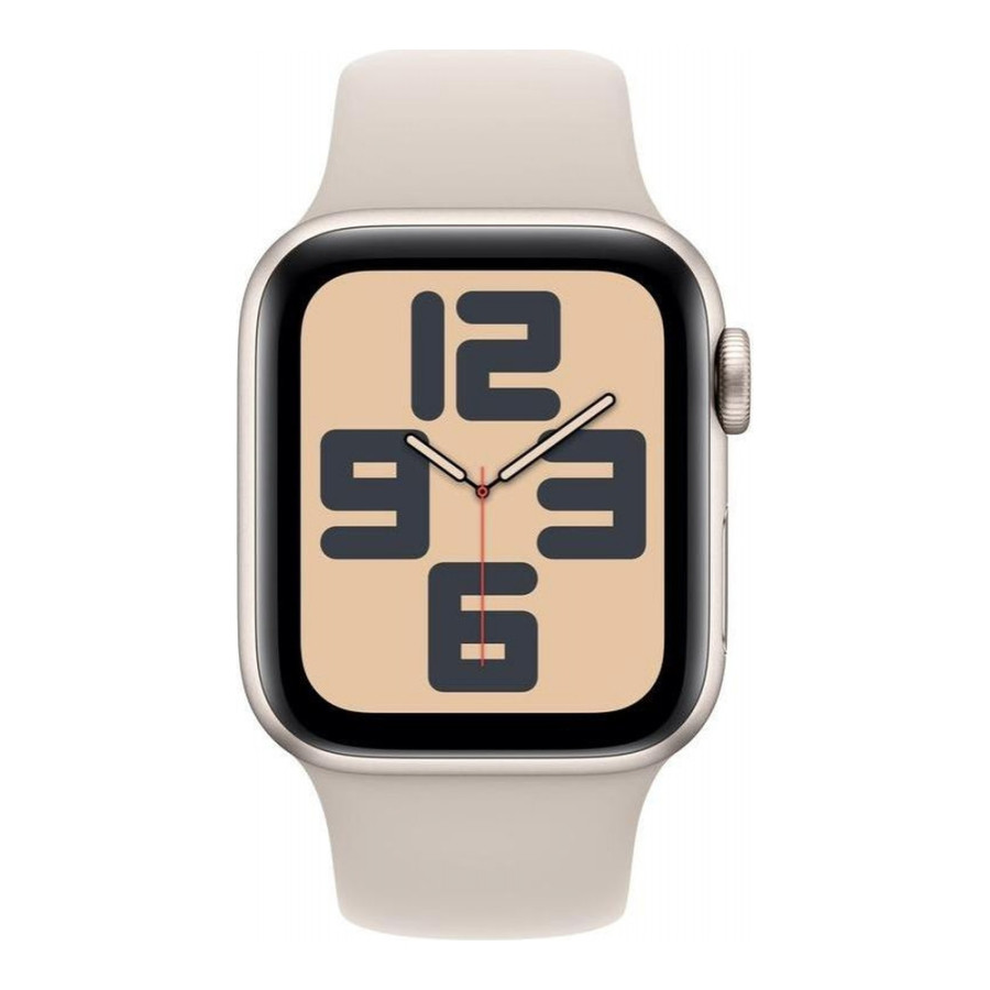 Apple Watch SE 2 GPS + Cellular 40mm Starlight Alu. Case w. Starlight Sport Band - S/M (MNTK3/MRFY3/MRFW3)