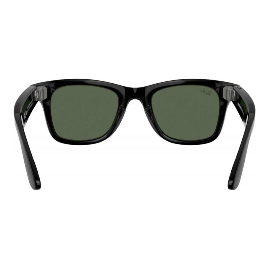 Ray-Ban | Meta Wayfarer [Gen 2] Large Shiny Black Frame / G-15 Green Lenses (RW4012 601/71 53-22)
