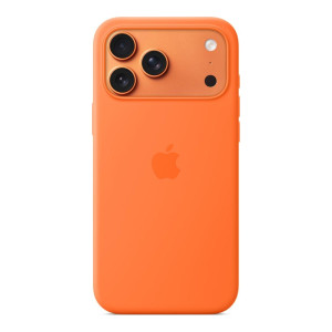 Apple iPhone 17 Pro Max Silicone Case with MagSafe – Orange (MGFL4) (EU)