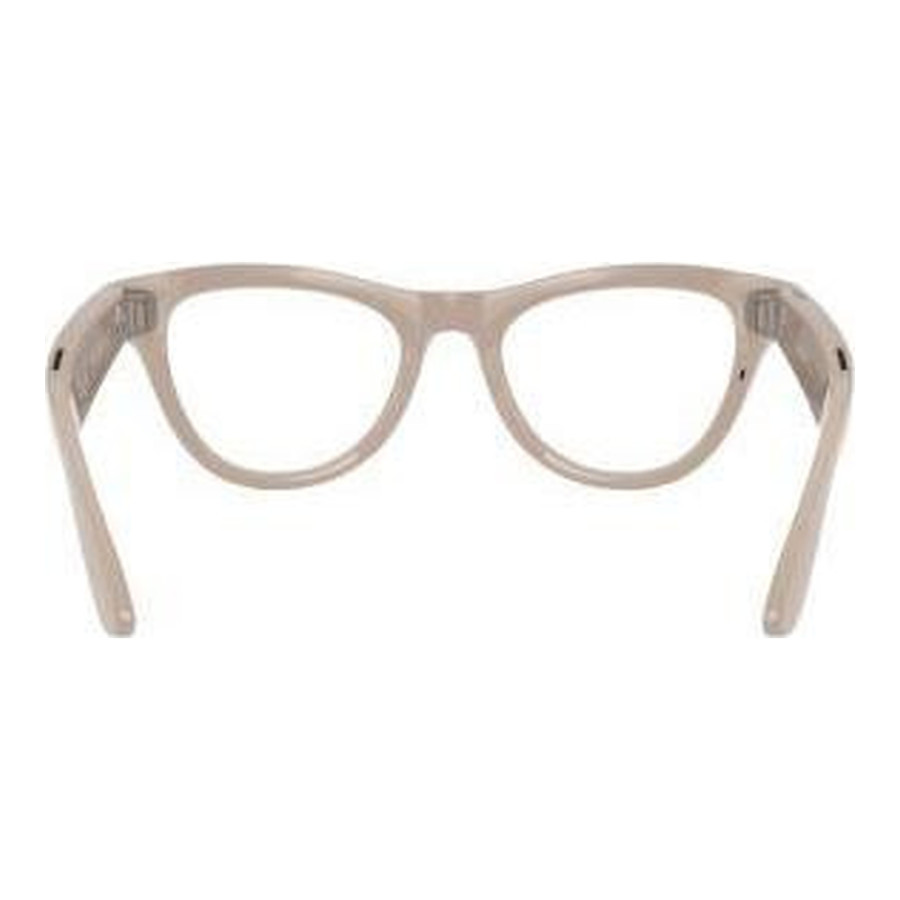 Ray-Ban Meta Skyler Gen2 Stand.Shiny Chalky Gray Frame/Clear to Sapphire Transit.Lenses RW4014 6700MF 52-20