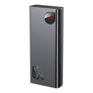 Baseus Adaman Metal Digital Display Quick Charge Power Bank 65W 20000mAh Black (PPIMDA-D01, PPADM-65S)