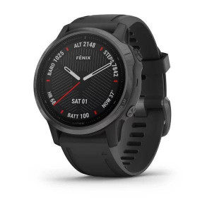 Garmin Fenix 6S Pro Sapphire Carbon Gray DLC with Black Band (010-02159-25/24, 010-02159-7F)