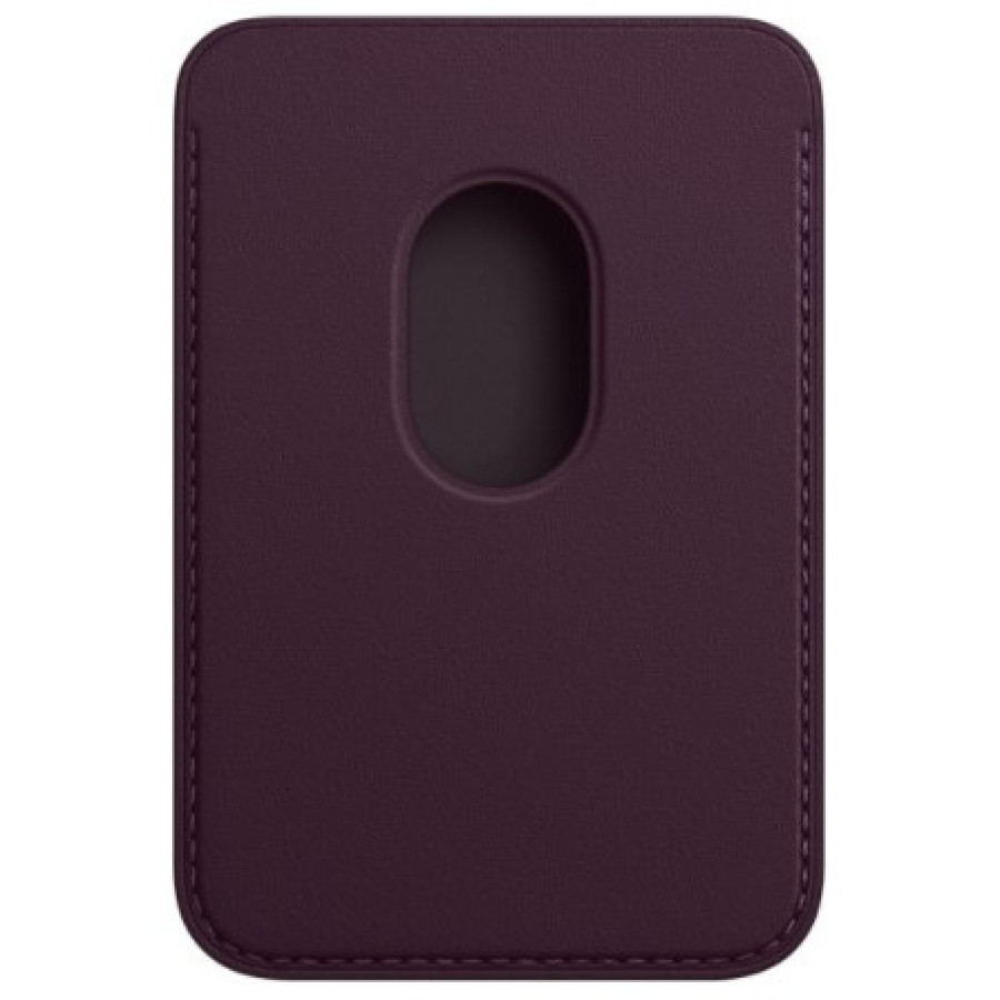 Apple iPhone Leather Wallet with MagSafe - Dark Cherry (MM0T3) (OEM)