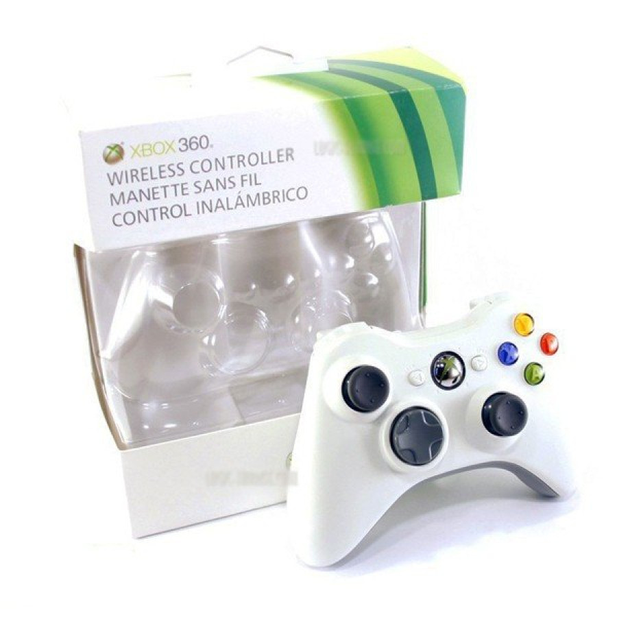 Microsoft Xbox 360 Wireless Controller (White)