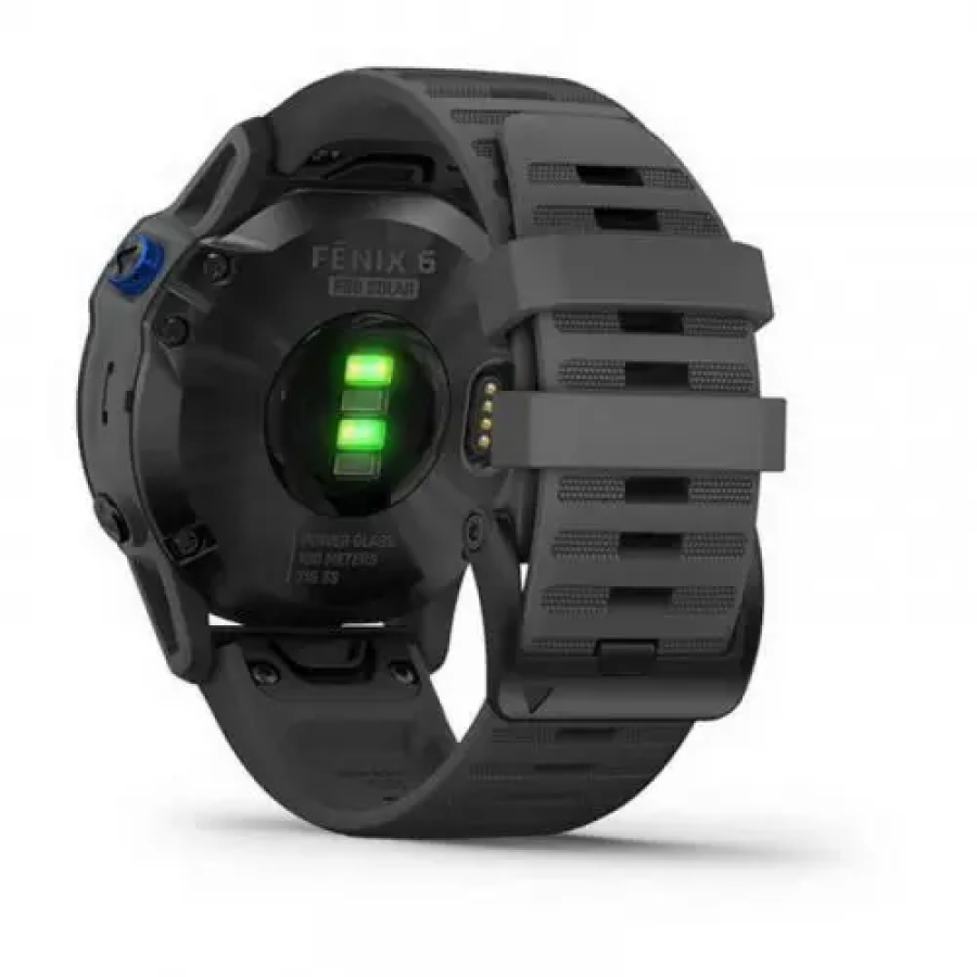 Garmin Fenix 6 Pro Solar Edition Black With Gray Band (010-02410-11/10)
