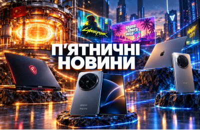 Дайджест технологий: Эпичные релизы Apple и Oppo, фильм по Cyberpunk 2077, слив GTA VI и китайское «искусственное солнце»