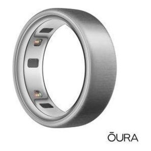 Oura Ring 4 Brushed Silver Size 7 (JZ90-54220-07)