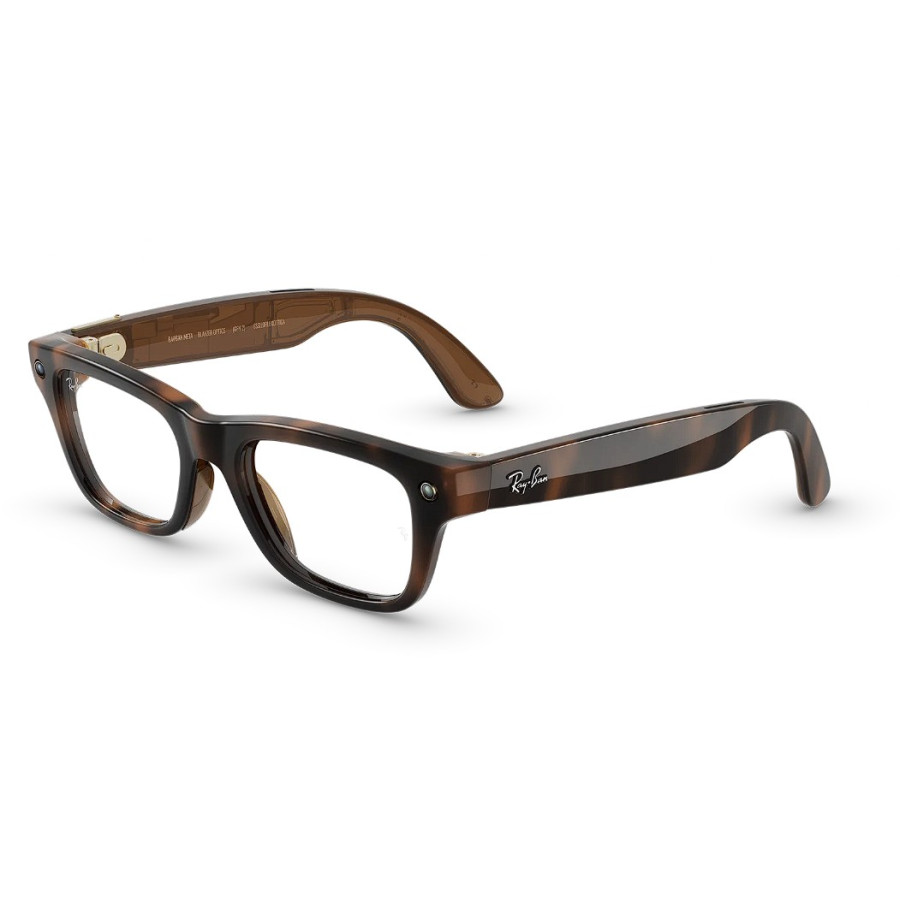Ray-Ban Meta Blayzer Optics Gen2 - Shiny Havana with Demo Lens (RW7001 8528 50-19)