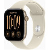 Apple Watch Series 12 GPS 46mm Light Gold Aluminum Case with Sand Sport Band M/L (MJEP4)