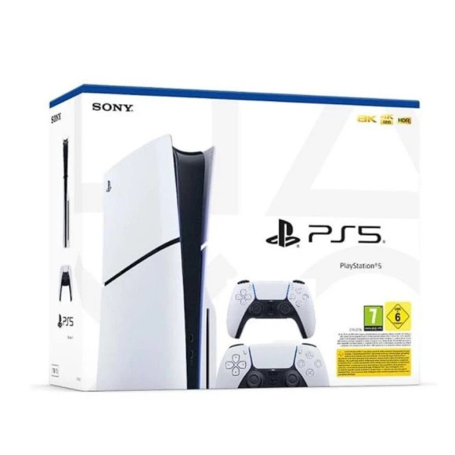 Sony PlayStation 5 Slim 1TB + DualSense Wireless Controller (1000042051)