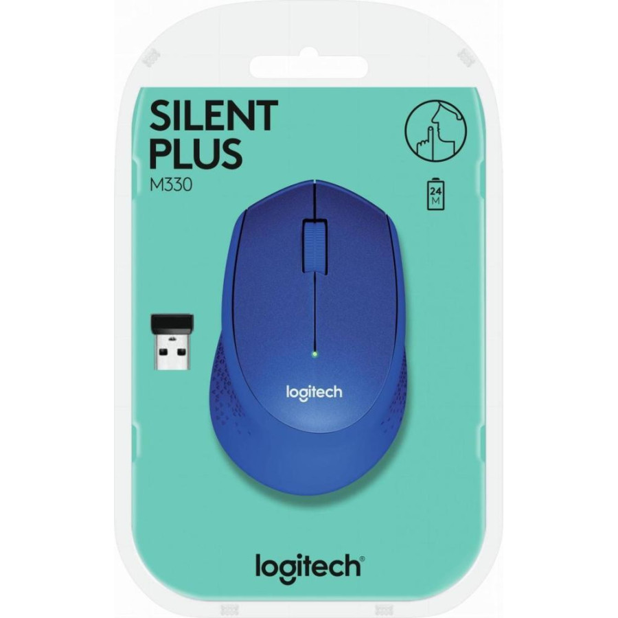 Logitech M330 Silent Plus Blue (910-004910) CN
