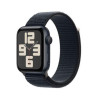Apple Watch SE 2 GPS 44mm Midnight Aluminium Case with Midnight Sport Band S/M (MRE73)