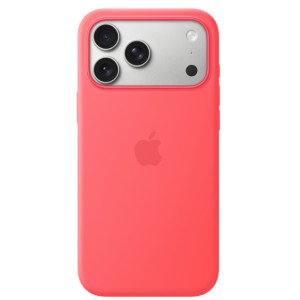 Apple iPhone 17 Pro Max Silicone Case with MagSafe – Bright Guava (MHW64) (EU)